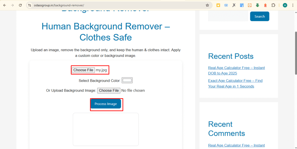 Background Remover Tool
